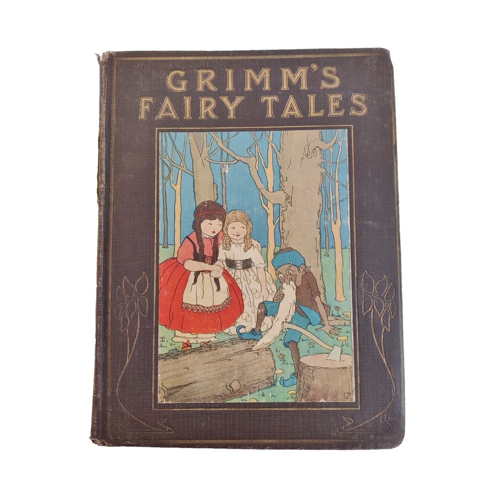 1919 Grimm's Fairy Tales Book The Platt and Munk Co. Platt